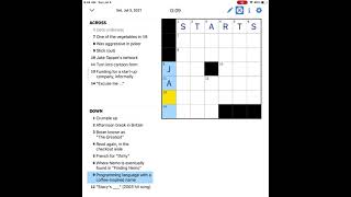 NYT daily mini crossword puzzle(Jul 3)