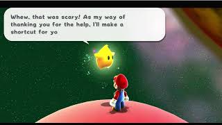 Super Mario Galaxy Breakinng into the Battlerock