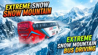 Extreme Winter Bus Driving Challenge! 🚌❄️ | Bus Simulator Gameplay screenshot 1