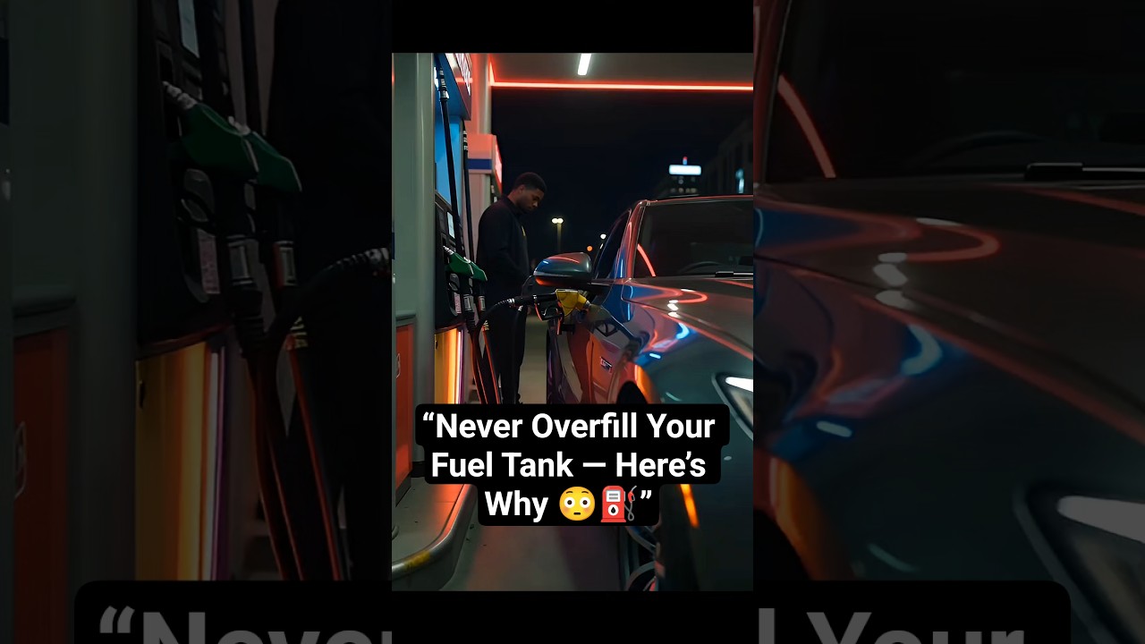“Never Overfill Your Fuel Tank — Here’s Why 😳⛽”