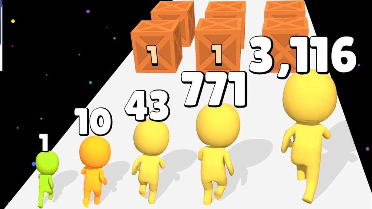 Push Harder Man Run Max Level ASMR Gameplay (A-Z)