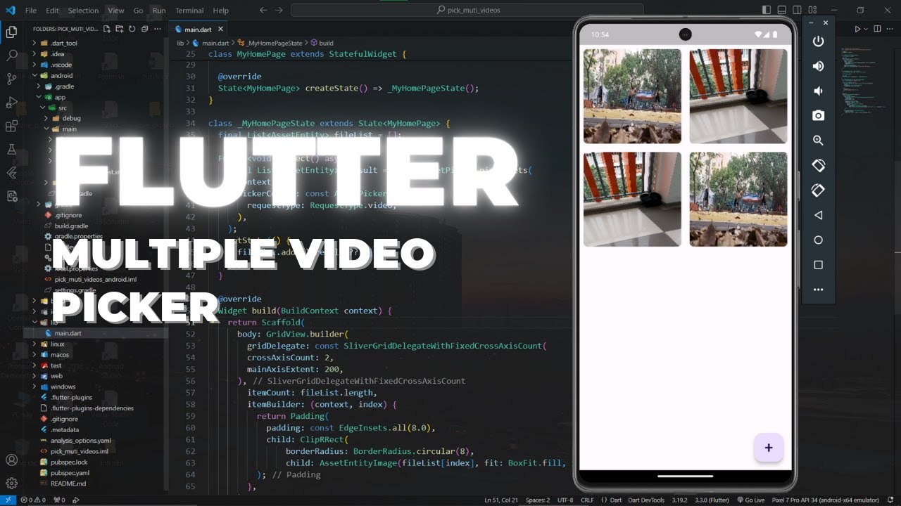 Multiple Video Picker in Flutter Tutorial - YouTube