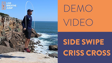 Learn How to do the Side Swipe Criss Cross - Jump Rope Demo