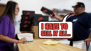 He was Devastated He Had to Sell His Entire Sneaker Collection....