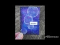 Atc tuto artist traiding cards 2 raliser facilement un fond galaxy