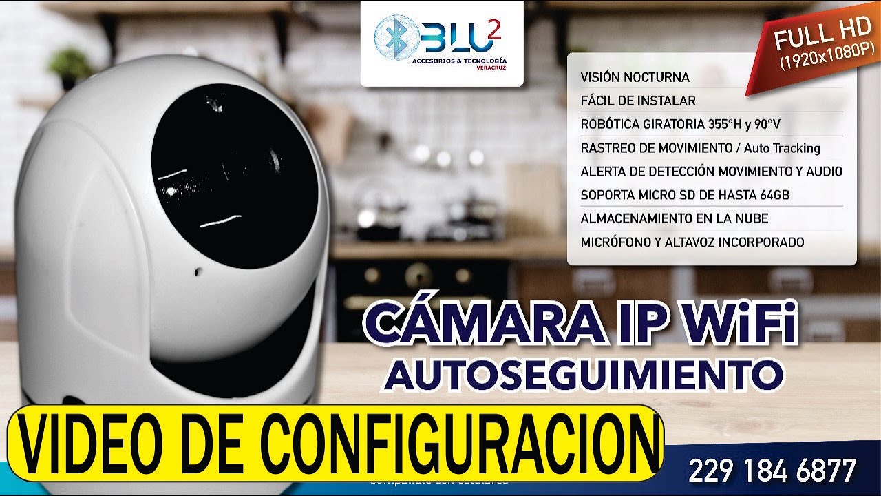 Cámara IP Wifi exterior con autoseguimiento, Auto-Tracking