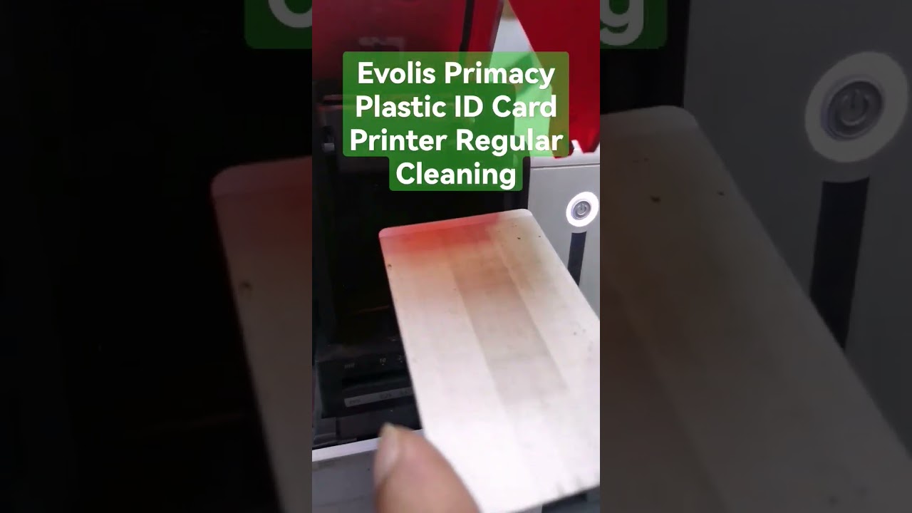 Evolis Primacy Plastic ID Card Printer Regular Cleaning 