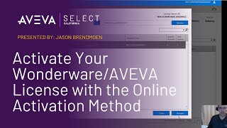 Activate Your Wonderware/AVEVA License with the Online Activation Method