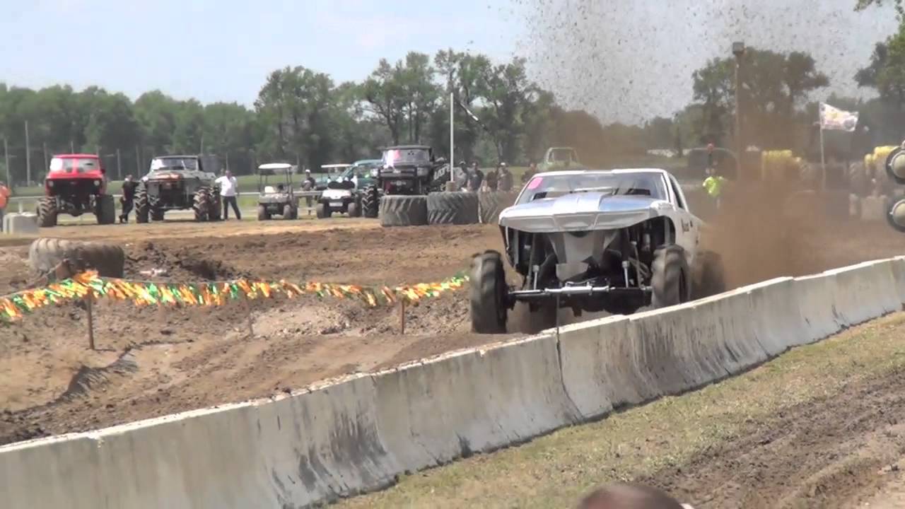Mega Trucks Backflips Mud Carnage DAMMP Highlights May 2014