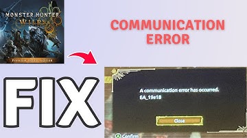 How to Fix Communication Error has occurred in Monster Hunter Wilds