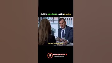 Sell The Experience, Not The Product! 🤵🤑🔥 #sales #money #usa #interview #investing #podcast #shorts
