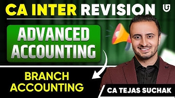 Branch Accounting | Part 2 | CA Inter Advance Accounting | CA Inter Jan25 | CA Tejas Suchak