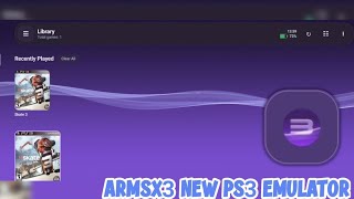 ARMSX3 NEW PS3 EMULATOR FOR ANDROID