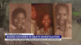 Two young men's bodies exhumed in ongoing death investigation