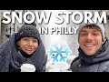 🇬🇧 Brits Experience an AMERICAN BLIZZARD for the First Time! 🇺🇸