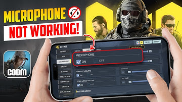 How to Fix Call of Duty Microphone Not Working on iPhone | COD Mobile Mic Not Working