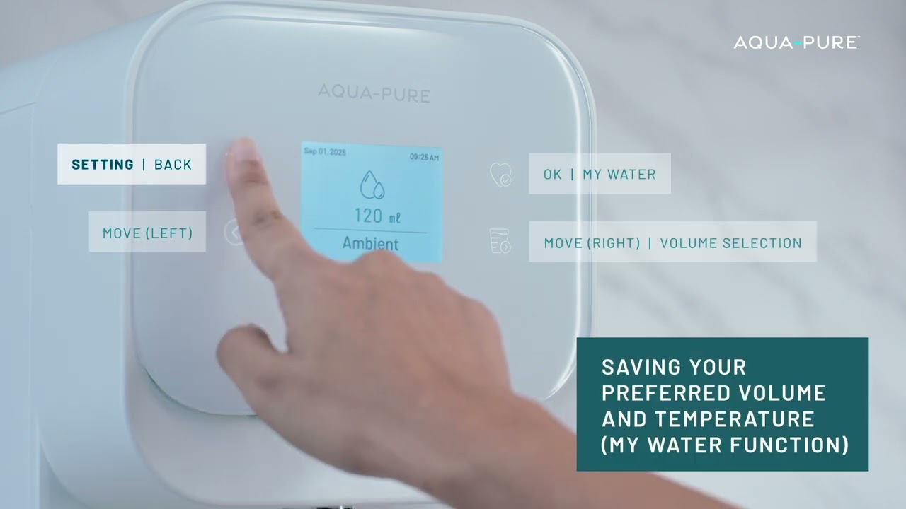 How to Use the Aqua-Pure Hot & Cold Water Dispenser | Setup & Guide