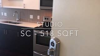 Studio / 518Sqft / Unit #801