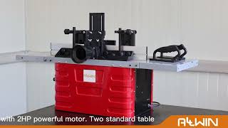 Allwin CE Certified 1.5kW variable speed vertical spindle moulder Model#: VSM-50