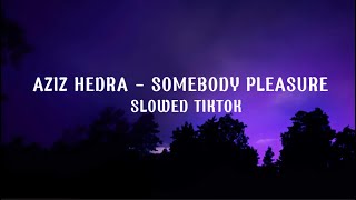 AZIZ HEDRA - SOMEBODY PLEASURE (Lyrics   Slowed) Tiktok Version