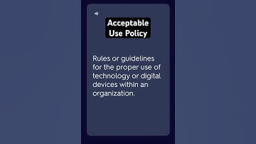 AUP #security+ #cybersecurity #flashcards