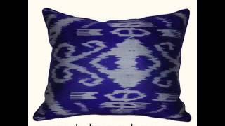 Ikat pillow, Ikat fabric and ikat furniture at Sheherazade store nyc