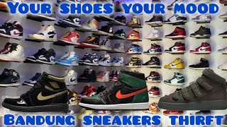 Bandung second-hand shoe center (thirft branded shoes super jekpoot)
