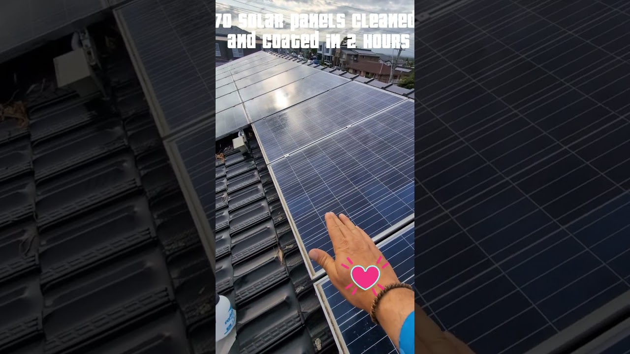 Solar panel cleaning and Coatings 