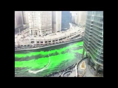 Timelapse of the Chicago River Dyed Green 3/12/2011