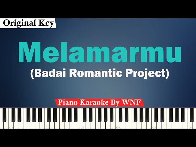 Badai Romantic Project - Melamarmu Karaoke Piano class=