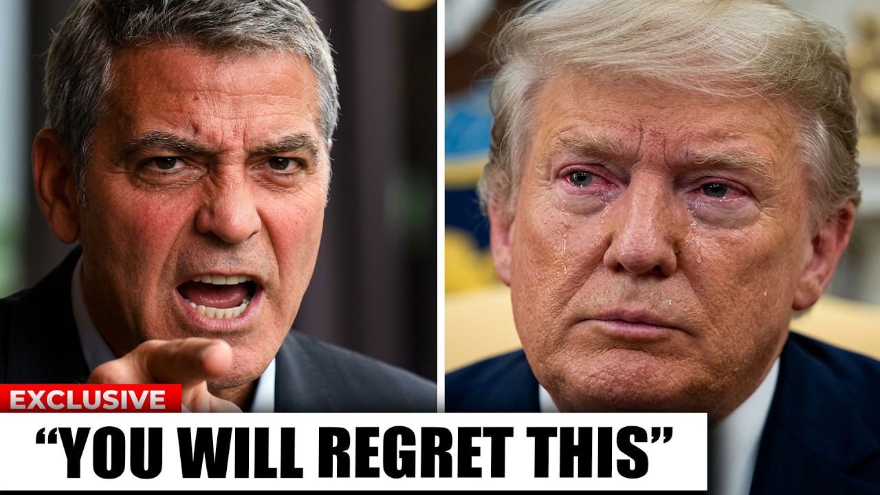 Trump LOSES It After George Clooney EXPOSED Him On Live TV