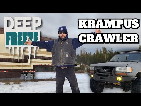 Krampus Crawler Bumper Mod & Deep Freeze Prep – Winch Install, Fabrication & Ranch Setup