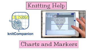 Knitting Help - knitCompanion, Using Charts and Markers (Video 3) screenshot 3