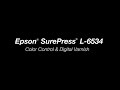 Epson® SurePress® L6534 | Color Control and Digital Varnish