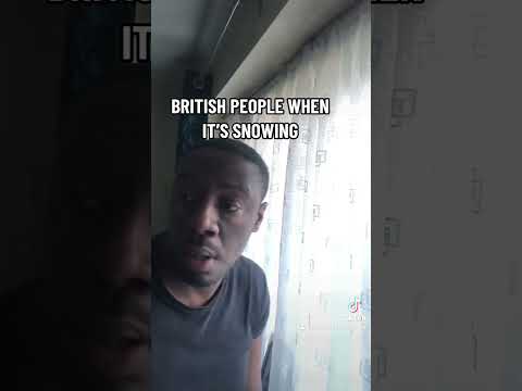 Nathan Caton sketch: British people when it’s snowing