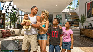 La Famille de Franklin S’AGRANDIT sur GTA 5 (Bébé + enfants)