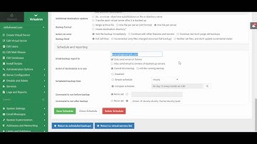 Backup Server webmin/virtualmin