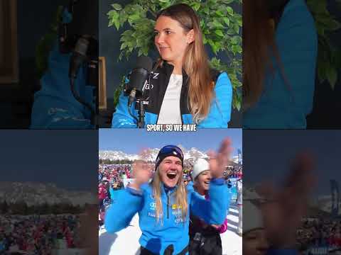 “This wouldn’t have been possible without my team.” 🇮🇹🤝 Laura Pirovano #FISAlpine #FISAlpinePulse