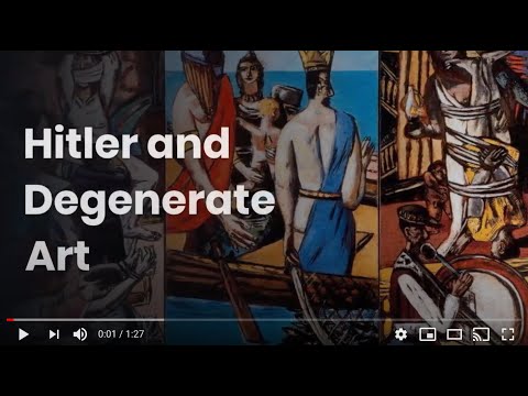 Hitler And Degenerate Art