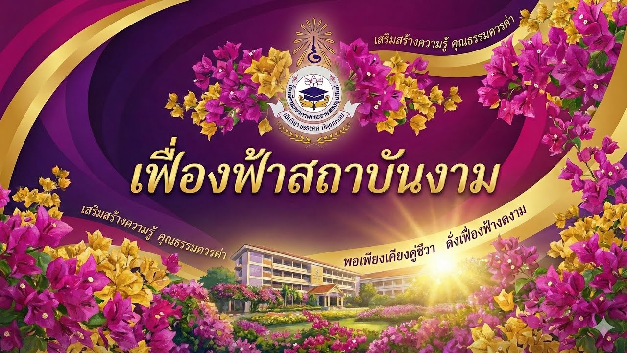 เฟื่องฟ้าสถาบันงาม โรงเรียนมหาภาพกระจาดทองอุปถัมภ์ จ.สมุทรปราการ