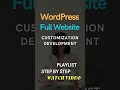 How To Make Full Website Customization Step By Step 2026 (WordPress And Elementor For Beginners)
