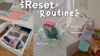 Reset with me!🤸🏻‍♀️| trying to get back on track after traveling & cleaning motivation!!