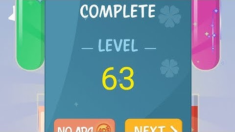 How To Solve Water Color Sort Level 63 | Shorts video