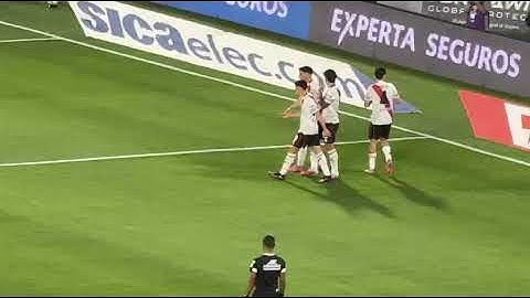 VIVO GOOL RIVER GONZALO MONTIEL VS TALLERES EN CORDOBA.