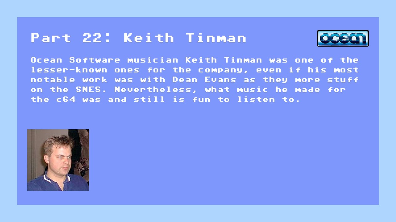SID Chip Bangers Part 22: Keith Tinman