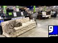 GOODWILL SHOP WITH ME FURNITURE SOFAS ARMCHAIRS TABLES DECOR KITCHENWARE SHOPPING STORE WALK THROUGH