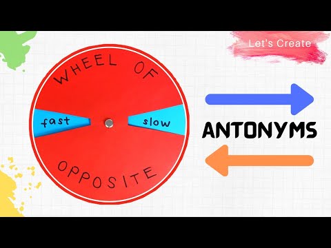 What is a antonym for wheel?