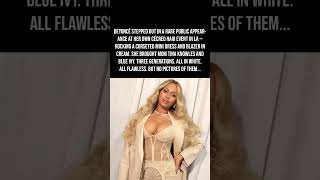 Beyoncé's Rare Appearance Alongside Tina Knowles &amp; Blue Ivy – All White, All Boss, All Cécred! 👑✨💫