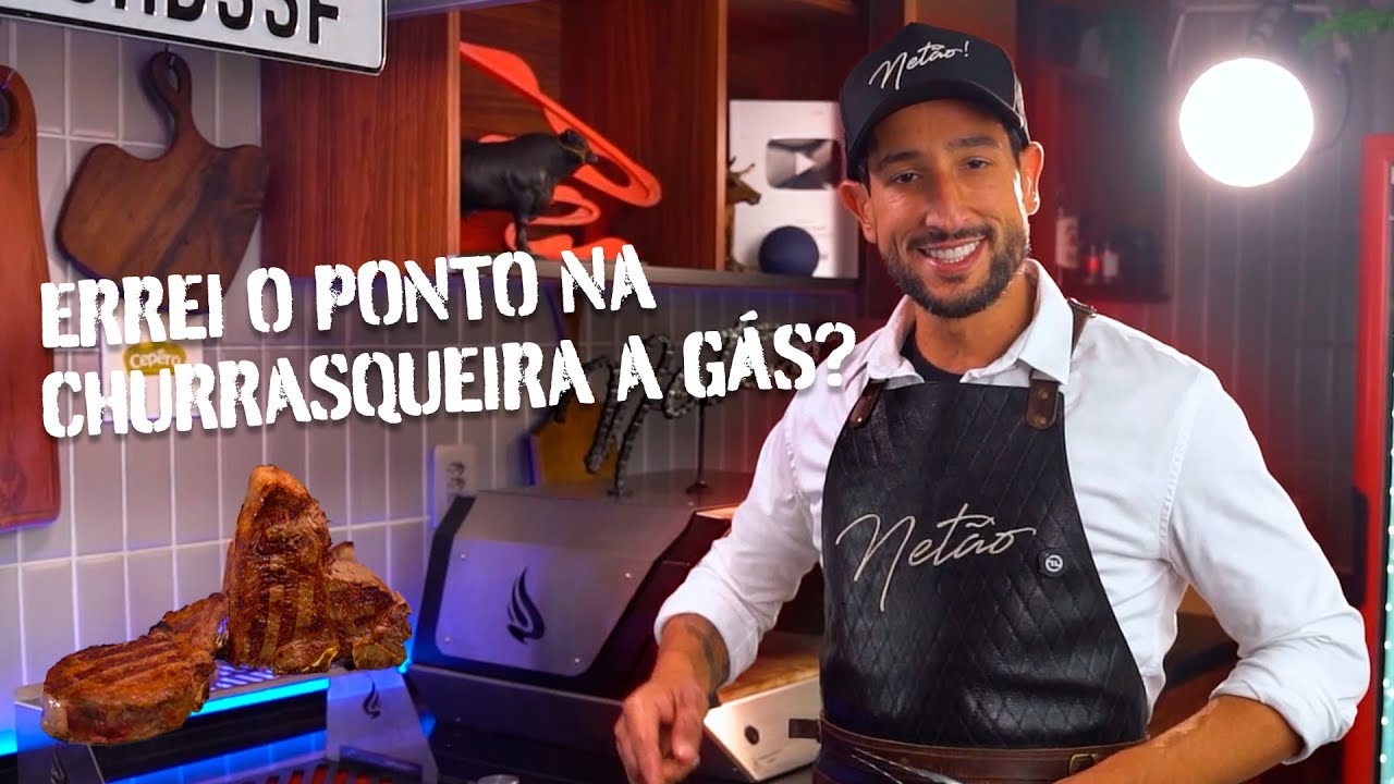 Como Fazer Tomahawk e Prime Rib na churrasqueira a gás | Netão Bom Beef