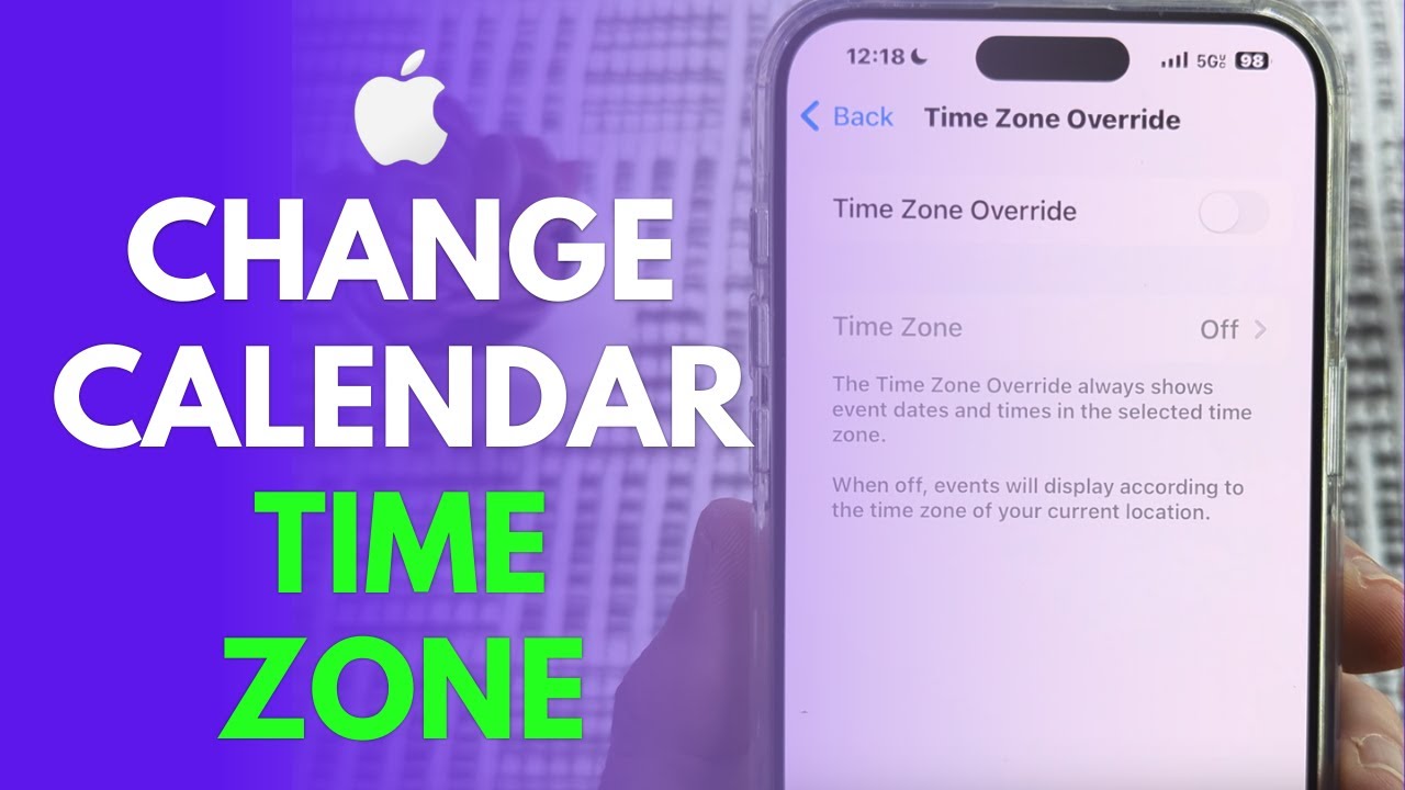 how-to-change-time-zone-on-iphone-calendar-youtube